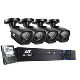 UL-tech CCTV Security System 4CH DVR 4 Cameras 1TB Hard Drive CCTV-4C-4S-BK-T