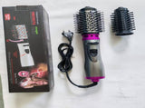 2-in-1 Grey-Purple Automatic Rotating Hot Air Styler - Multifunctional Hair V888-ELOSUNG39700