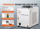 Industrial Chiller, CW6000, 1500W Industrial Cooler Cooling System with Compressor 15L V952-GYLSJYSJS15LDYZN6V3