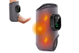 Electric Foot Ankle Massager Joint Pain Relief Heating Vibration Hot Compress - Gray V1263-JX-6581-1