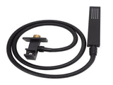 Wall Mounted Shower Set Black High Pressure Shower Head with G1/2 Caliber for Bathroom V1294-YM0523-3112220034411