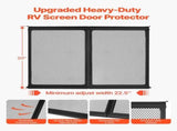 RV Screen Door Protector, 571.5 x 508 mm Door Grille, Easy to Install and Disassemble, Reinforced V952-KKSFCPMMLCH2X8IVGV0