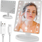 LED Makeup Mirror Adjustable with Lights, White V1237-ZY-506-0054