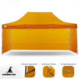Gazebo Tent Marquee 3x4.5m PopUp Outdoor Wallaroo Orange GAZ-POP-3X45-OR