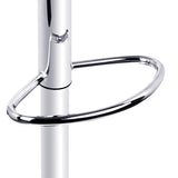 Artiss Bar Stools Gas Lift Leather w/Armrest Black BA-TW-8006A-BK