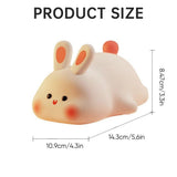 Night Lights Rabbit Light New Cute Silicone Baby Animal Night Lamp Rabbit Night Light For Kids 3 V1370-AZ4-19278