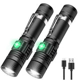 LED Tactical Flashlight Rechargeable,IPX6 Waterproof Flashlight,2000lm,Super Bright V1192-AZ-W-30999