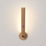 360&deg Rotatable Wooden Led Wall Lamp Magnetic USB Rechargeable Wall Sconces Battery Operated Night V1370-AZ4-03710