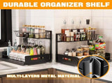 CARLA HOME 2 Pack Under Sink Organiser with Sliding Drawers for Kitchen & Bathroom LSB-36237