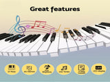 Alpha 37-Key Digital Piano Keyboard Electric Black EK-M37-T-BK