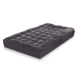 Giselle Bedding Mattress Topper Pillowtop Bamboo Charcoal Single TOPPER-CHAR-S