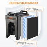 Insulated Beverage, 9.5 L, Food-grade LDPE Hot and Cold Beverage Server, Thermal Drink V952-YLHLQQFX25GAUQGS8V0