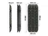 X-BULL Recovery tracks / Sand tracks / Mud tracks / Off Road 4WD 4x4 Car 2pcs Gen 3.0 - Olive V211-AUEB-XBRT007-N