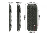 X-BULL Recovery tracks / Sand tracks / Mud tracks / Off Road 4WD 4x4 Car 2 Pairs Gen 3.0 - Olive V211-AUEB-XBRT007