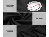 Artiss 2X Blockout Curtains Eyelet 240x230cm Black BC-MATT-240X230-BK