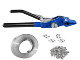 Banding Strapping Kit with Strapping Tensioner Tool, 30 m Length 304 Stainless Steel Banding, 100 V952-SDGDDBJ30M10QCXLZV0