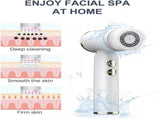 6-in-1 Electric Facial Cleansing Brush Set with 5 Brush Heads, Rechargeable Waterproof Face Brush V1237-ZY-917-120
