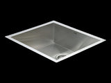 510x450mm Handmade Stainless Steel Undermount / Topmount Kitchen Laundry Sink with Waste V63-819503
