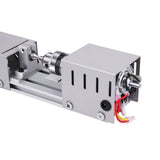 Mini Lathe Beads Machine T300 Metal Woodworking Lathe Grinding Cutting Polishing Silver V1192-AZ-W-30913
