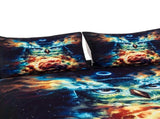 3pcs/set Special Owl Pattern Moon Milky Way Duvet Cover Pillow Cases Bedding Set V1294-YM0901-JY28752-01
