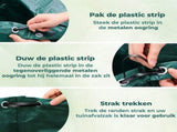 Sustainable Garden Waste Bag 500L, Extra Large, Foldable Garden Bag, Big Bag, Rubble Bag, Green V1189-LC-HW-00035