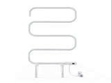 Devanti Heated Towel Rail Freestanding Wall Mounted S-Shape Electric Warmer Rack TW-C-102S-SS