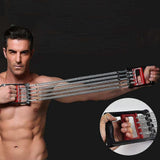 Chest Expander Dual Purpose 5 Springs Arm Exercise Equipment For Men V1263-JX-3021