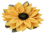 Sunflower Wreath for Front Door Round Artificial Yellow Sunflower Wreath for Front Door Window Party V1294-YM0703-3115230043211