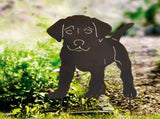 Metal Garden Dog Statue Decorative Stakes Animal Silhouette for Garden Home Decor Outdoor Gifts V1294-YM0718-10121935