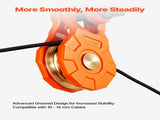 30 T Snatch Block for Winch Recovery, 66,000 lbs Break Strength Pulley System with 0.4" - 0.55" V952-ZQHL39600LBSWZ5G0V0