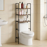 Over-the-Toilet Storage Shelf 3-Tier Bathroom Organizer Rack for Toiletries & Towels V1366-AZ2-W-12806