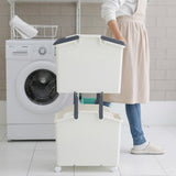 2 Set Stackable Multipurpose Laundry Basket Ivory V274-FT-NP-SLB2P-IV
