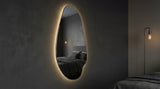 Interior Ave - Jewel Irregular LED Wall Mirror Backlit Statement Mirror V355-IA-SM-JEW-FRA
