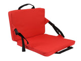 Outdoor Chair Cushion Portable Comfortable Oxford Cloth Foldable Stadium Seat Cushion Red V1294-YM0626-3111220313711