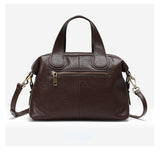 Premium Cowhide Large Capacity Handbag Commuter Shoulder & Crossbody, Boston Pillow Bag, Fabric V1232-SSSTB-ZP-001