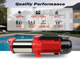 ETOSHA 2000W Garden Water Pump High Pressure 4-Stage Tank Irrigation Water Pump V211-AUEB-PUMP001WPC001