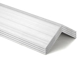 4 Pack Aluminum Angle 6061, 2" x 2"x 1/8" Stock, Bars 12" Length, 90-Degree Angled Extrusion, T5 V1259-DP01-A-898
