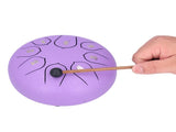 6in 8 Tones Tongue Drum with Mallets Music Book Musical Percussion Instruments for Meditation V1294-YM0714-3117210189212