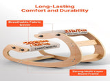 Ergonomic Kneeling Chair, Wooden Posture Knee Chair with Adjustable Thick Foam Cushions & Solid Wood V952-JYKGYMBSBDLWFBRDG001V0
