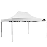 Instahut Gazebo Pop Up Marquee 3x4.5 Folding Tent 500D Oxford Fabric White GAZEBO-T-3X45-F-WH