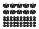 100Pcs Black Rubber Feet for Furniture Cutting Board Anti Skid Shock Absorber Pads V1369-AZ3-W-20084