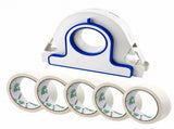 Painters Masking Tape Dispenser Handheld Tape Applicator Tool for Wall Edge Trim Door Frame Window V1341-ZY-GEX2NYA6-5WHITE