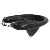 HairWashingBasinBlackWaterproofRingDrainageBag V1221-BLACK-WATERPROOFRING-DRAINAGEBASKET