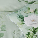 Bianca Salisbury Sage Floral Cotton Sateen Quilt Cover Set King V442-BCA-QUILTCS-SALISBURY-SAGE-KI