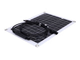 Solar Panel Charger Kit 15W18V Rain Proof Multifunctional Car Solar Panel Battery Charger with V1294-YM0901-3114250035011