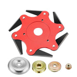 Universal Steel Weed Eater Blades - 6 Mn65 Metal Replacement Blades for Efficient Cutting - Durable, V1366-AZ2-W-24236