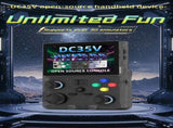 DC35V Retro Handheld Game Console, 3.5Inch IPS Screen Open Source Linux Systemblack V1300-DC35V-BLACK