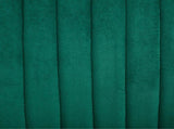 Viva Forever Set of 2 Green Velvet Dining Chairs-Art Deco Design with Gold Metal Legs V264-DNC-414V-GRN-02-1