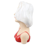 Girl Face Vase Modern Decorative Sculpture Ceramic Head Flower Vase for Living Room Bedroom Office V1294-YM0706-3115230067111
