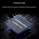 PCI-E 1X to Type-E Type-C Expansion Card USB3.2 GEN2 10Gbps ASM3142 Chip PCI-E to USB-C Adapter V1366-AZ2-W-16372